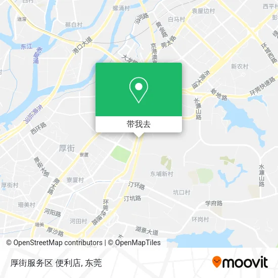 厚街服务区 便利店地图