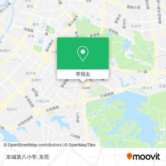 东城第八小学地图