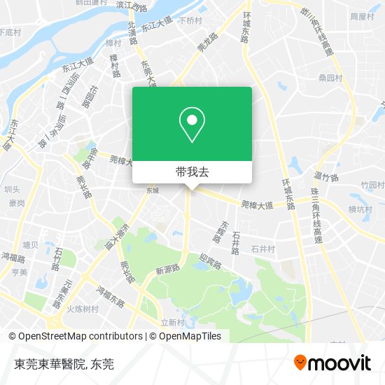 東莞東華醫院地图