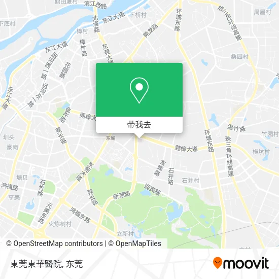 東莞東華醫院地图