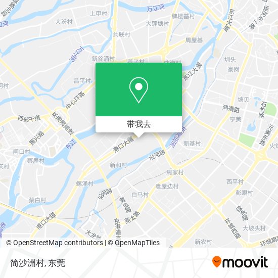 简沙洲村地图