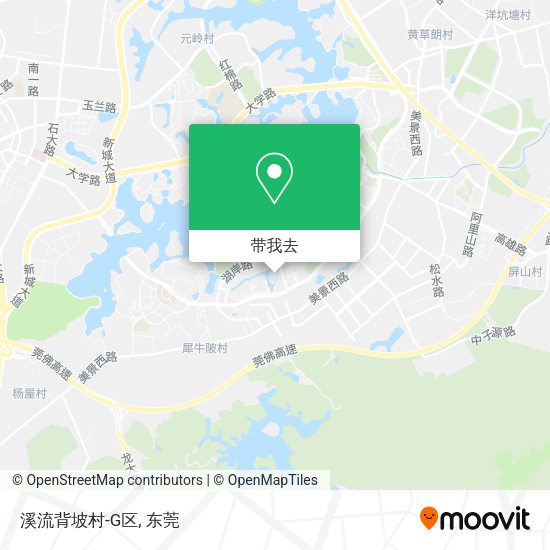 溪流背坡村-G区地图