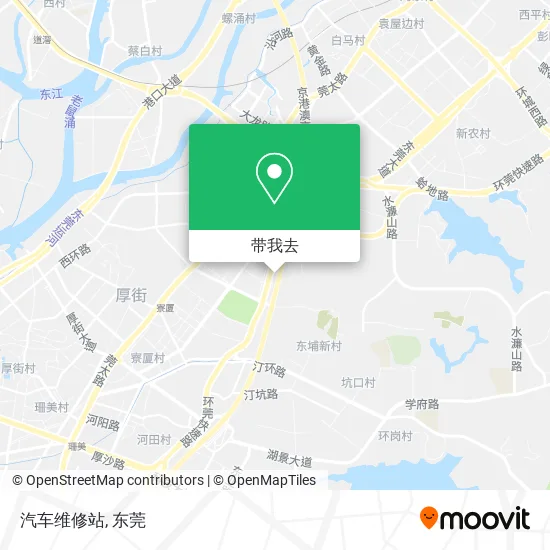 汽车维修站地图