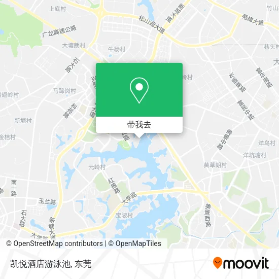 凯悦酒店游泳池地图