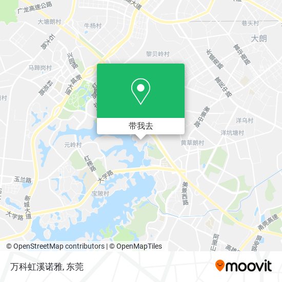 万科虹溪诺雅地图