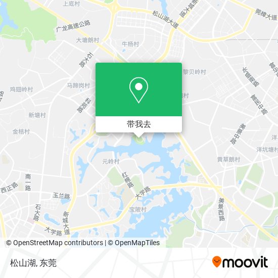 松山湖地图