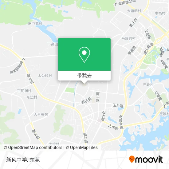 新风中学地图