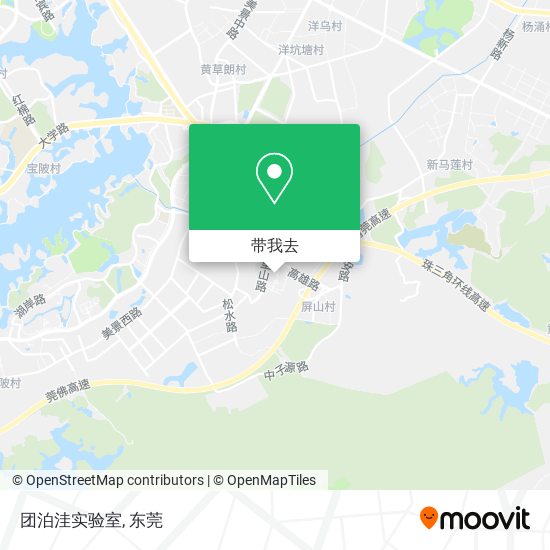 团泊洼实验室地图