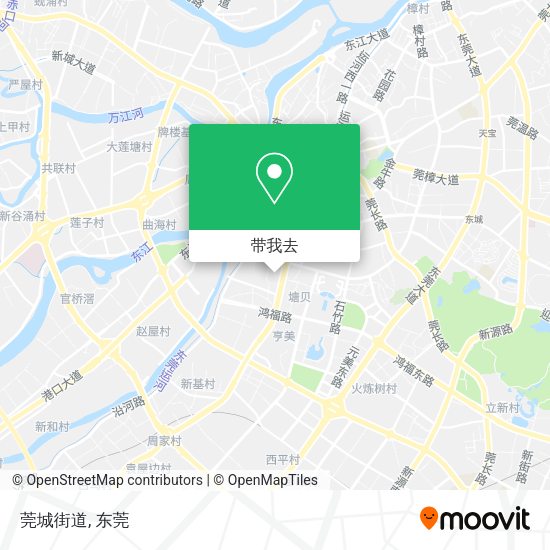 莞城街道地图