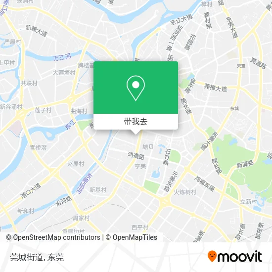 莞城街道地图
