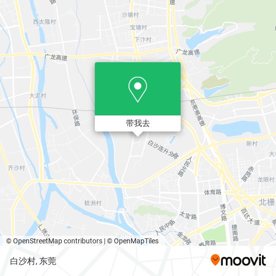 白沙村地图