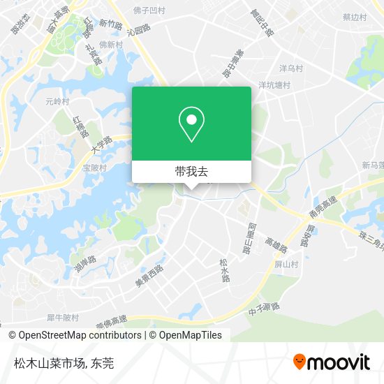 松木山菜市场地图