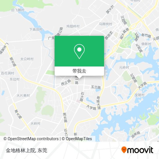 金地格林上院地图