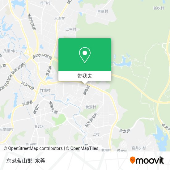 东魅蓝山郡地图