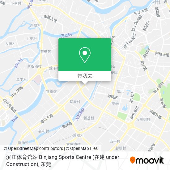 滨江体育馆站 Binjiang Sports Centre (在建 under Construction)地图