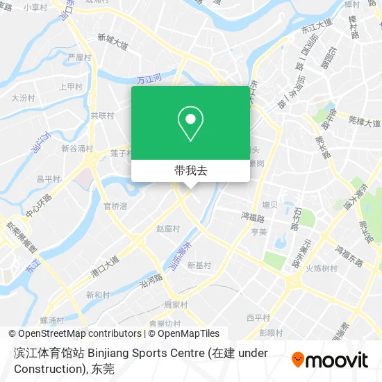 滨江体育馆站 Binjiang Sports Centre (在建 under Construction)地图