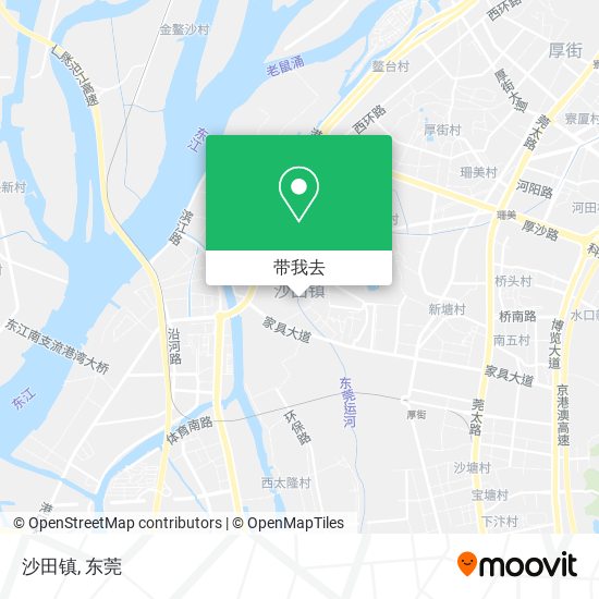 沙田镇地图