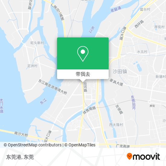 东莞港地图