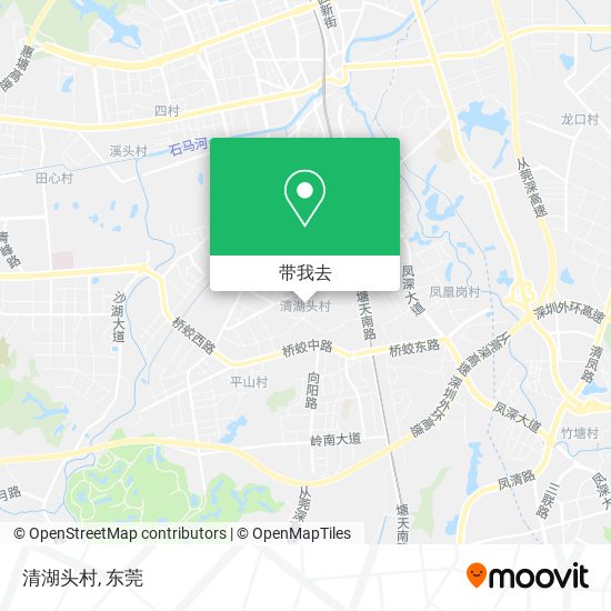 清湖头村地图