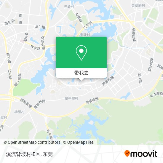 溪流背坡村-E区地图