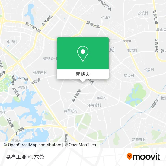 茶亭工业区地图