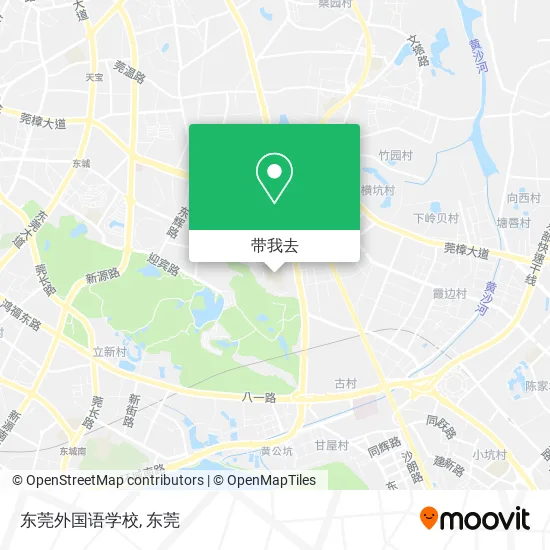 东莞外国语学校地图