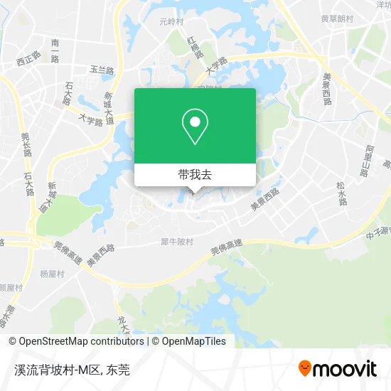 溪流背坡村-M区地图