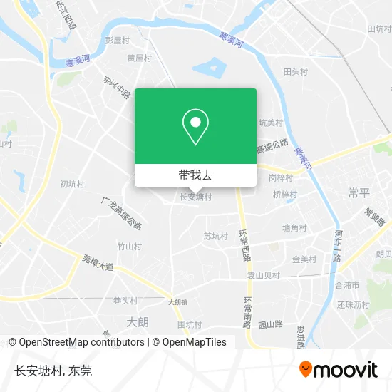 长安塘村地图