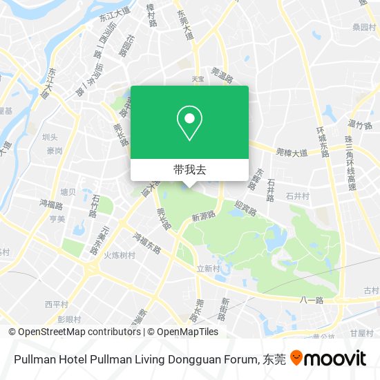 Pullman Hotel Pullman Living Dongguan Forum地图