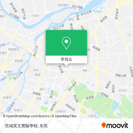 莞城英文實驗學校地图