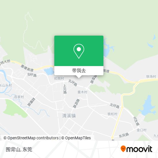 围背山地图