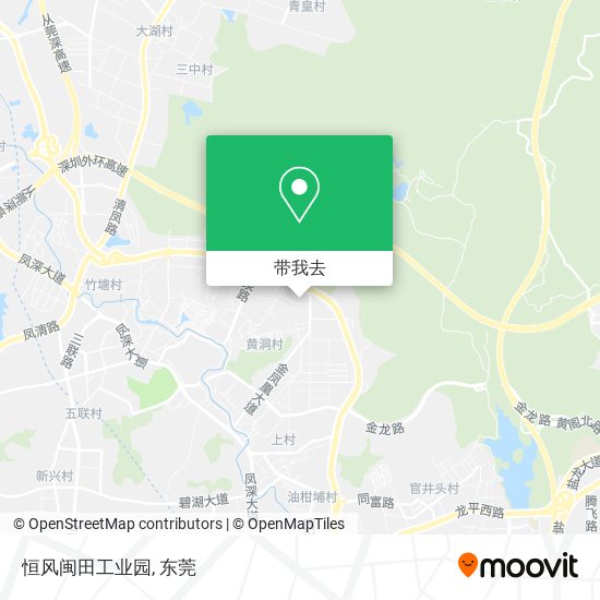 恒风闽田工业园地图