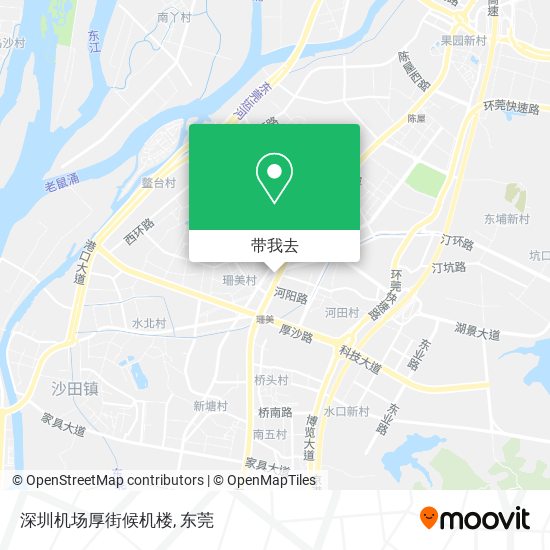 深圳机场厚街候机楼地图