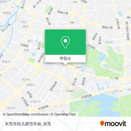 东莞市幼儿师范学校地图
