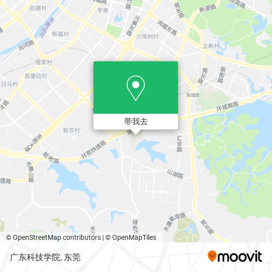 广东科技学院地图