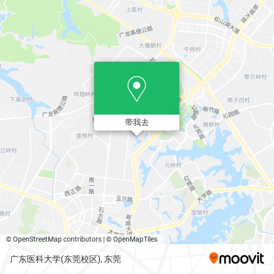 广东医科大学(东莞校区)地图