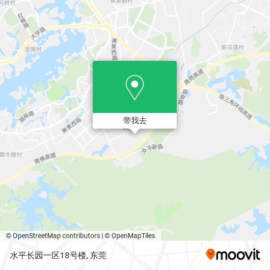 水平长园一区18号楼地图