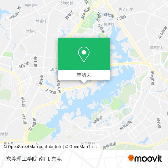 东莞理工学院-南门地图