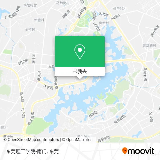 东莞理工学院-南门地图