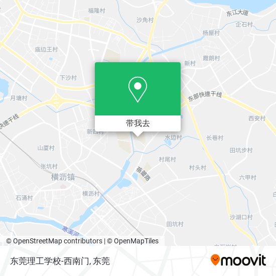 东莞理工学校-西南门地图