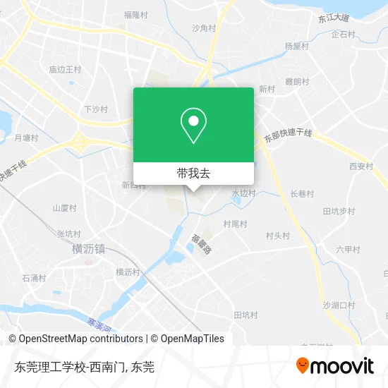 东莞理工学校-西南门地图