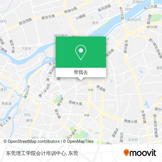 东莞理工学院会计培训中心地图