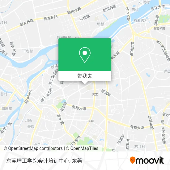 东莞理工学院会计培训中心地图