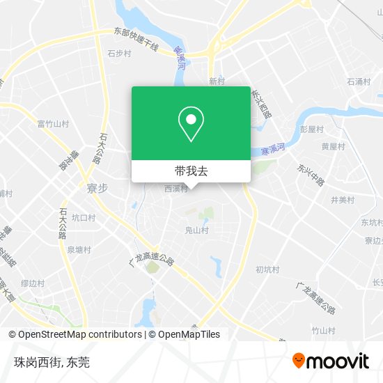 珠岗西街地图