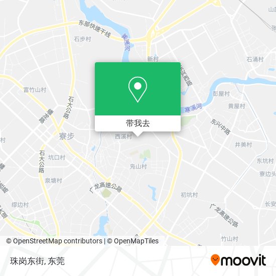 珠岗东街地图