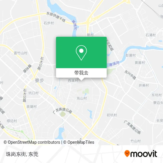 珠岗东街地图