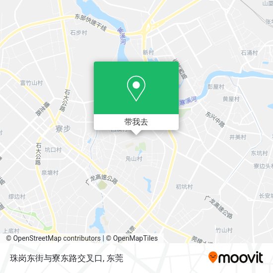 珠岗东街与寮东路交叉口地图