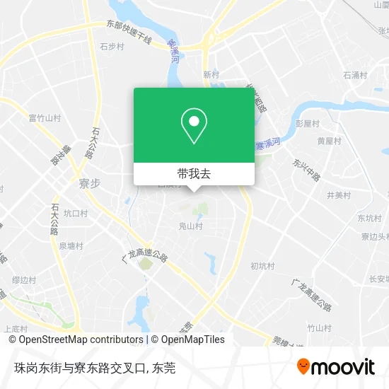 珠岗东街与寮东路交叉口地图