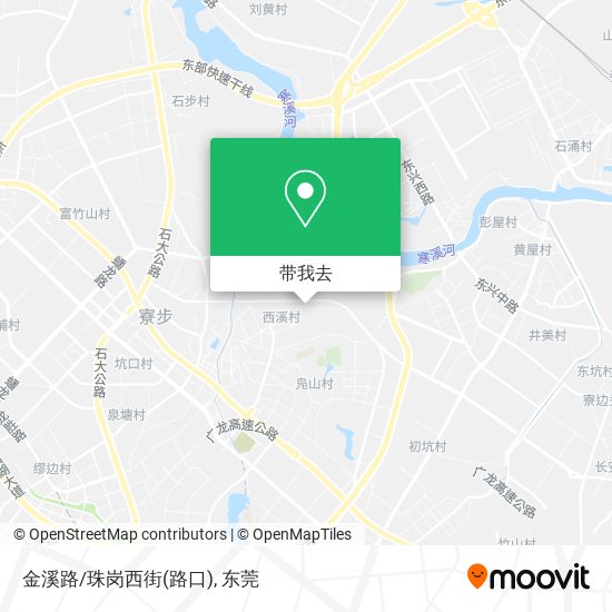 金溪路/珠岗西街(路口)地图