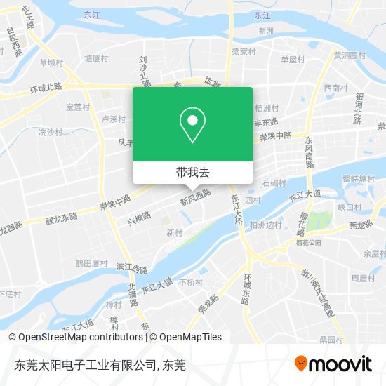 东莞太阳电子工业有限公司地图